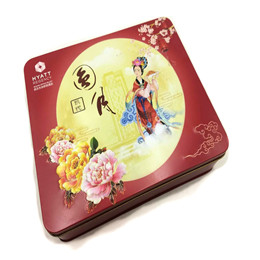 Regular Metal Box for 6 Mooncakes with Chang e Figures